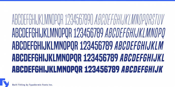 Built Titling Font Free By Typodermic Font Squirrel